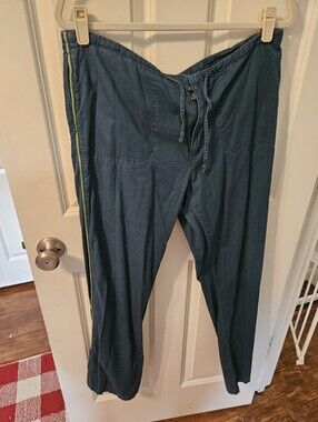 Abercrombie Vintage Y2k Super Low Rise Drawstring Pants With Stripe